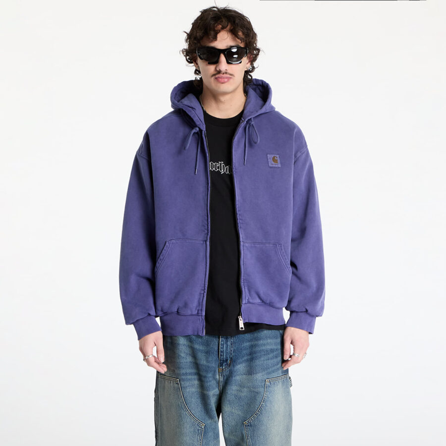 Kabát Carhartt WIP Hooded Vista Jacket UNISEX Aura Garment Dyed XS-alacsony-ár