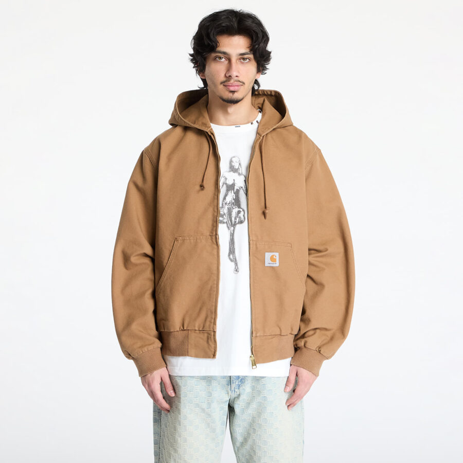 Kabát Carhartt WIP OG Active Jacket UNISEX Hamilton Brown Rinsed XS-alacsony-ár