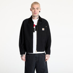 Kabát Carhartt WIP OG Detroit Jacket UNISEX Black/ Black Aged Canvas XS-alacsony-ár