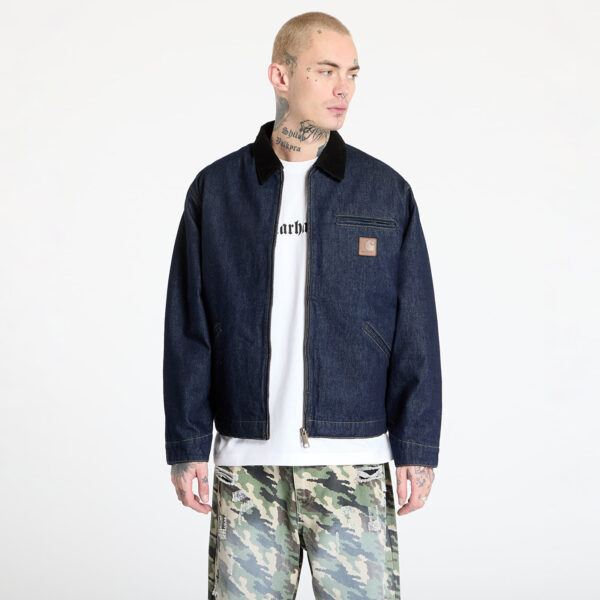 Kabát Carhartt WIP OG Detroit Jacket UNISEX Blue/ Black Rinsed L-alacsony-ár