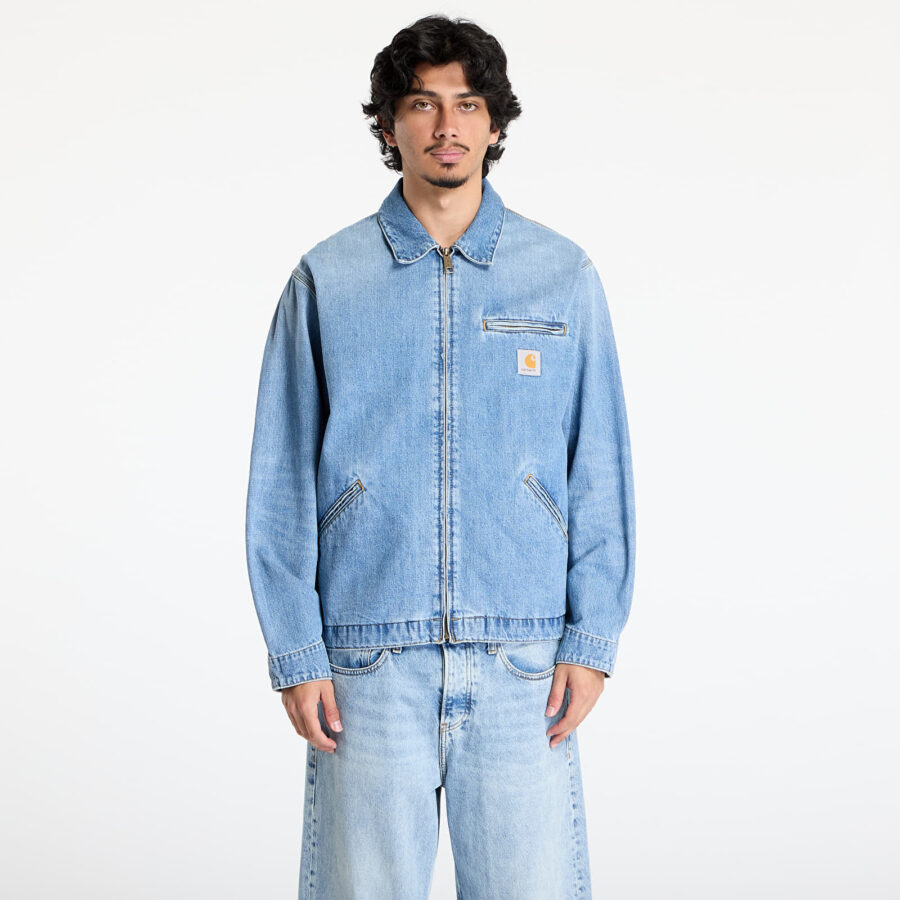 Kabát Carhartt WIP OG Detroit Jacket UNISEX Blue Burst Washed XXL-alacsony-ár