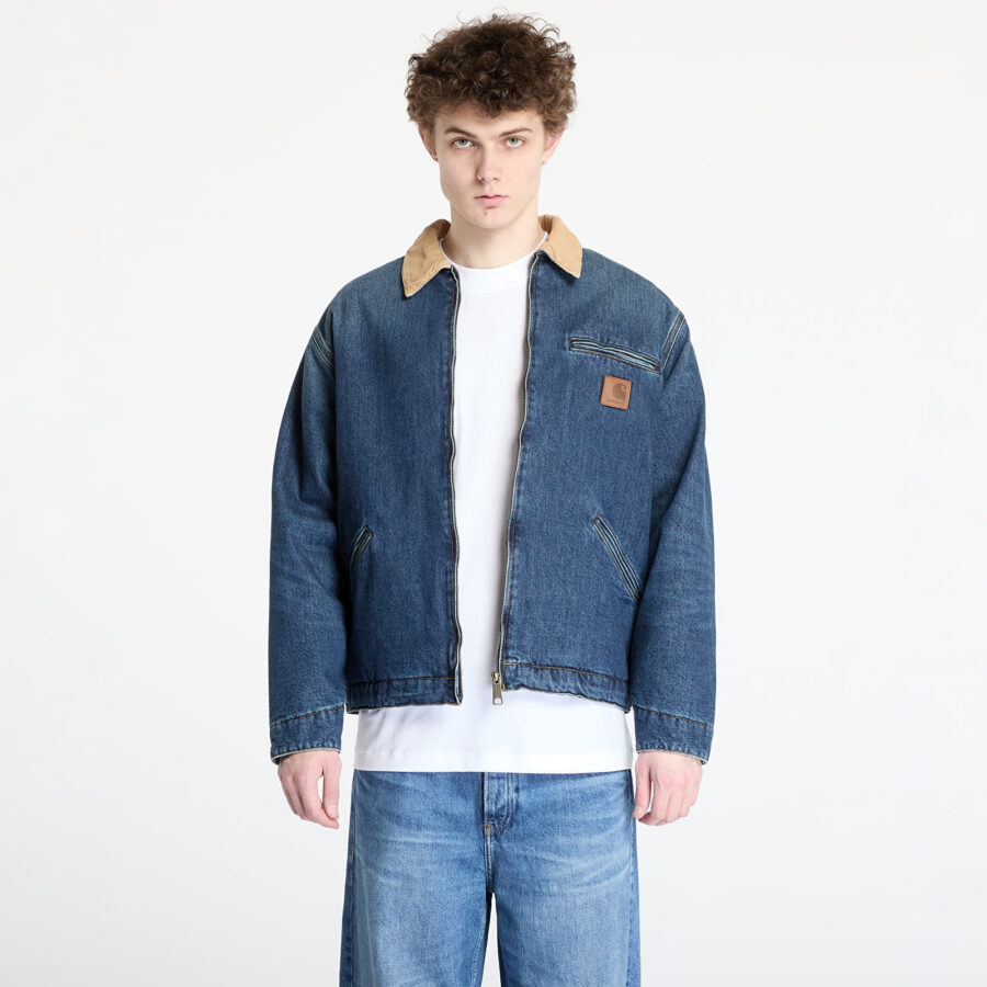 Kabát Carhartt WIP OG Detroit Jacket UNISEX Blue/ Dusty Brown XS-alacsony-ár