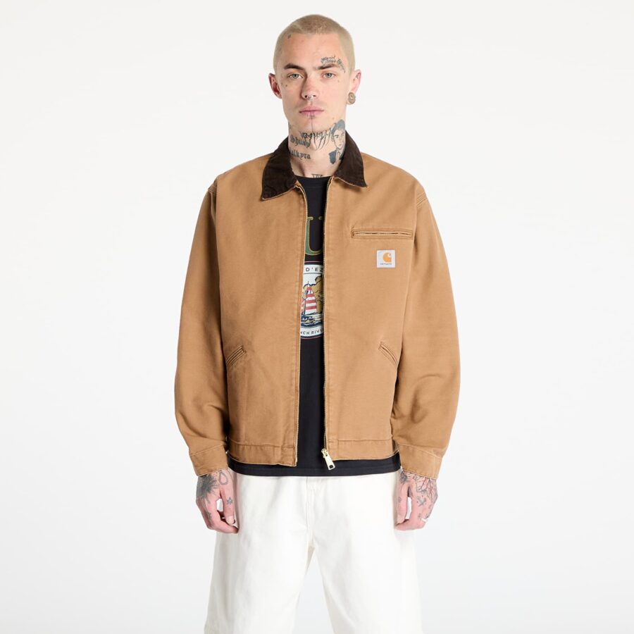 Kabát Carhartt WIP OG Detroit Jacket UNISEX Hamilton Brown/ Tobacco Aged Canvas S-alacsony-ár