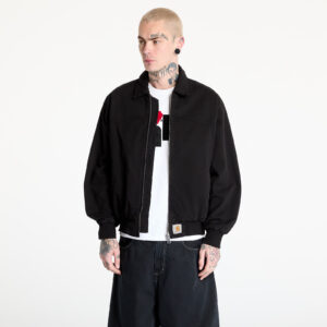 Kabát Carhartt WIP OG Santa Fe Jacket UNISEX Black Garment Dyed XS-alacsony-ár