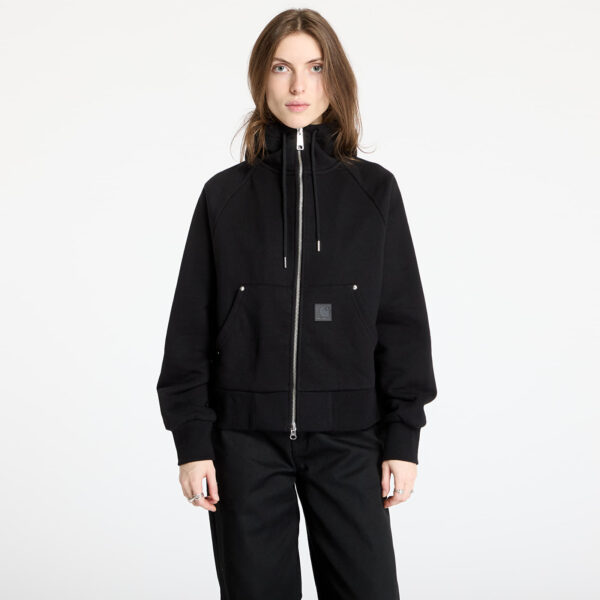 Kabát Carhartt WIP W' Hooded Eldon Jacket Black M-alacsony-ár