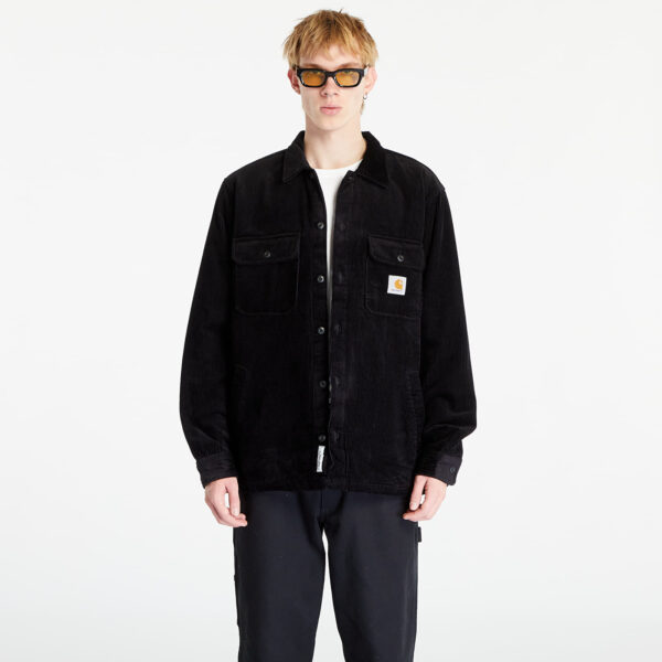 Kabát Carhartt WIP Whitsome Shirt Jacket Black XS-alacsony-ár