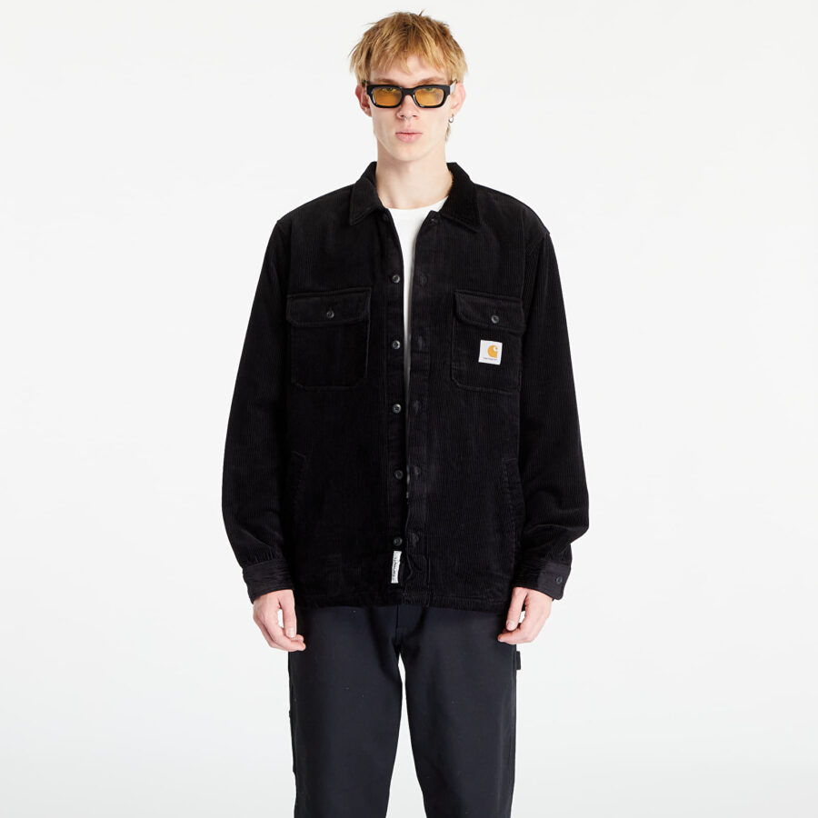 Kabát Carhartt WIP Whitsome Shirt Jacket Black XS-alacsony-ár
