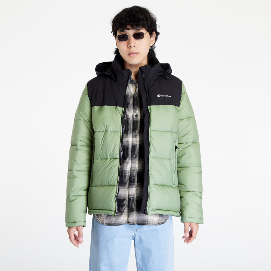 Kabát Champion Outdoor Jacket Green/ Black M-alacsony-ár