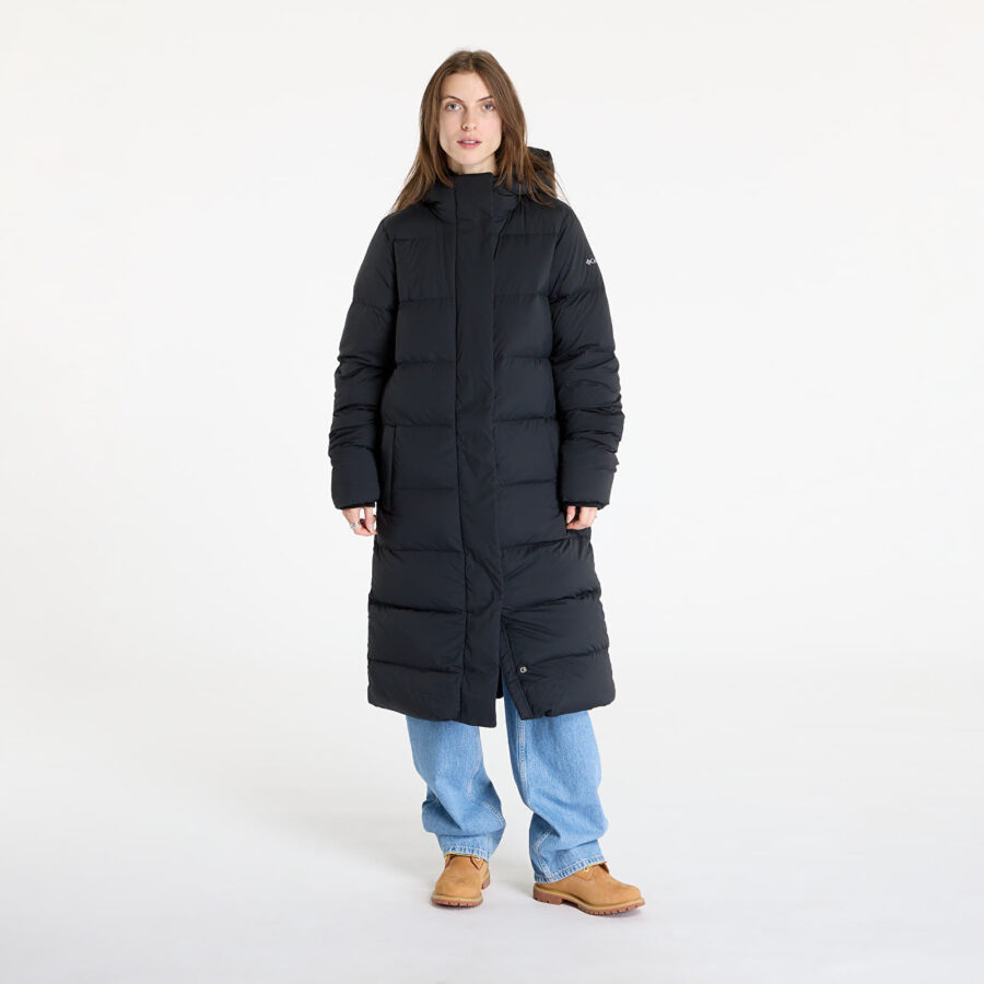 Kabát Columbia Boundless Days™ Long Down Jacket Black XS-alacsony-ár