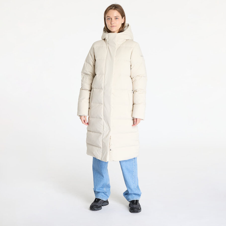 Kabát Columbia Boundless Days™ Long Down Jacket Dark Stone M-alacsony-ár