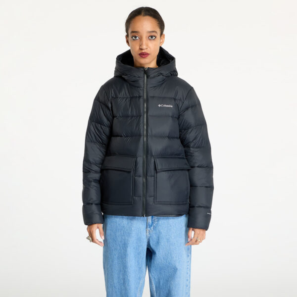 Kabát Columbia Harmony Falls™ Hooded Down Jacket Black XS-alacsony-ár