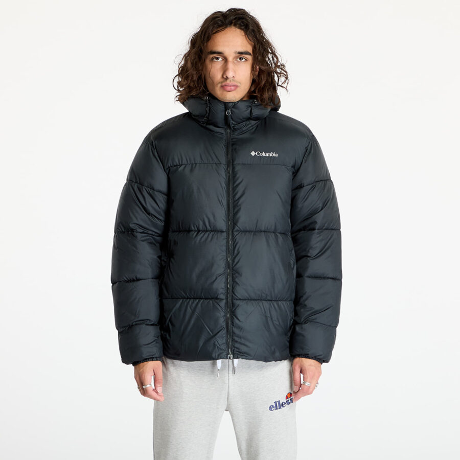 Kabát Columbia Puffect™ II Hooded Jacket Black XL-alacsony-ár