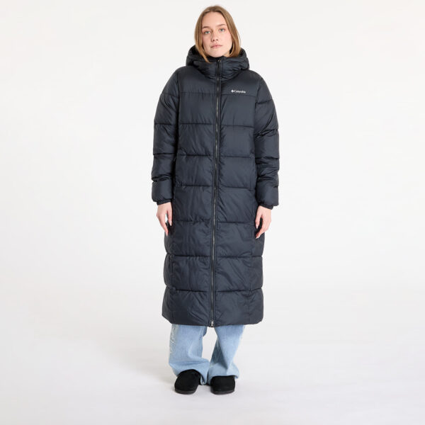 Kabát Columbia Puffect™ II Long Jacket Black L-alacsony-ár