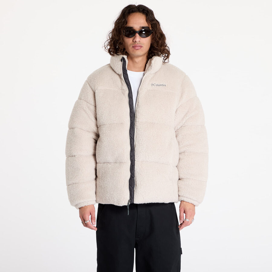 Kabát Columbia Puffect™ II Sherpa Jacket Dark Stone L-alacsony-ár