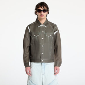 Kabát Comme des Garçons SHIRT Woven Jacket Khaki M-alacsony-ár