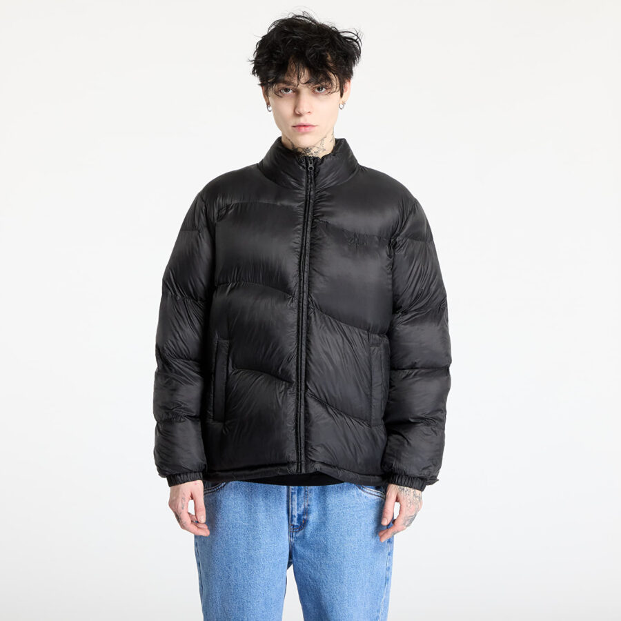 Kabát DIME Classic Ripstop Puffer UNISEX Black S-alacsony-ár