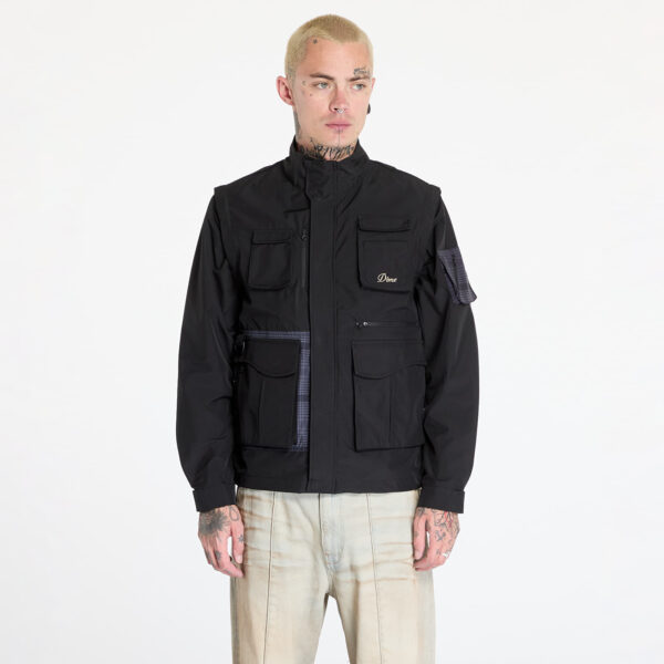 Kabát DIME Fishing Zip-Off Jacket UNISEX Black M-alacsony-ár