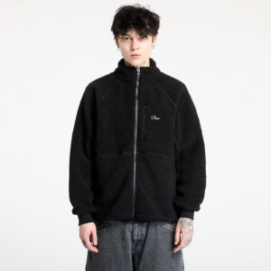Kabát DIME Polar Fleece Sherpa Zip UNISEX Black M-alacsony-ár