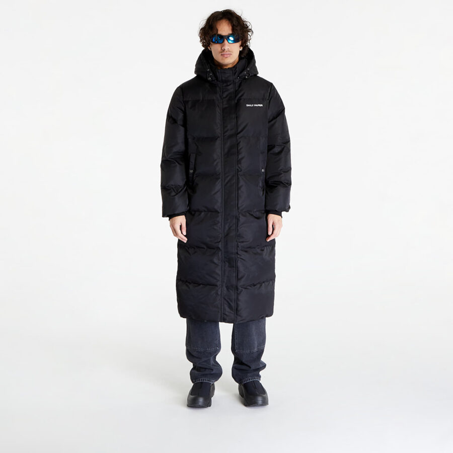 Kabát Daily Paper Epuff Long Jacket Black M-alacsony-ár