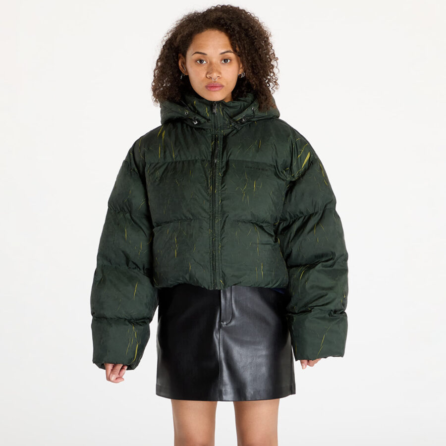Kabát Daily Paper Jorja Puffer Jacket Cardamon Green S-alacsony-ár