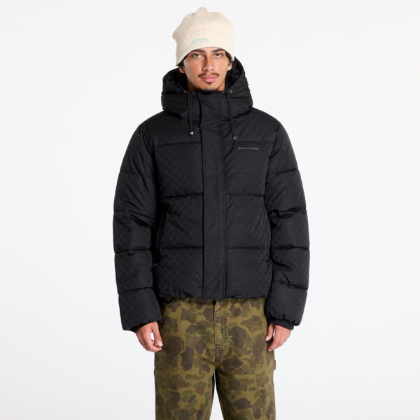 Kabát Daily Paper Monogram Puffer Jacket Black XXL-alacsony-ár