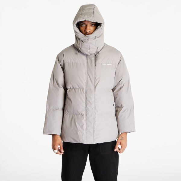 Kabát Daily Paper Ricole Puffer Jacket UNISEX Grey Flannel L-alacsony-ár
