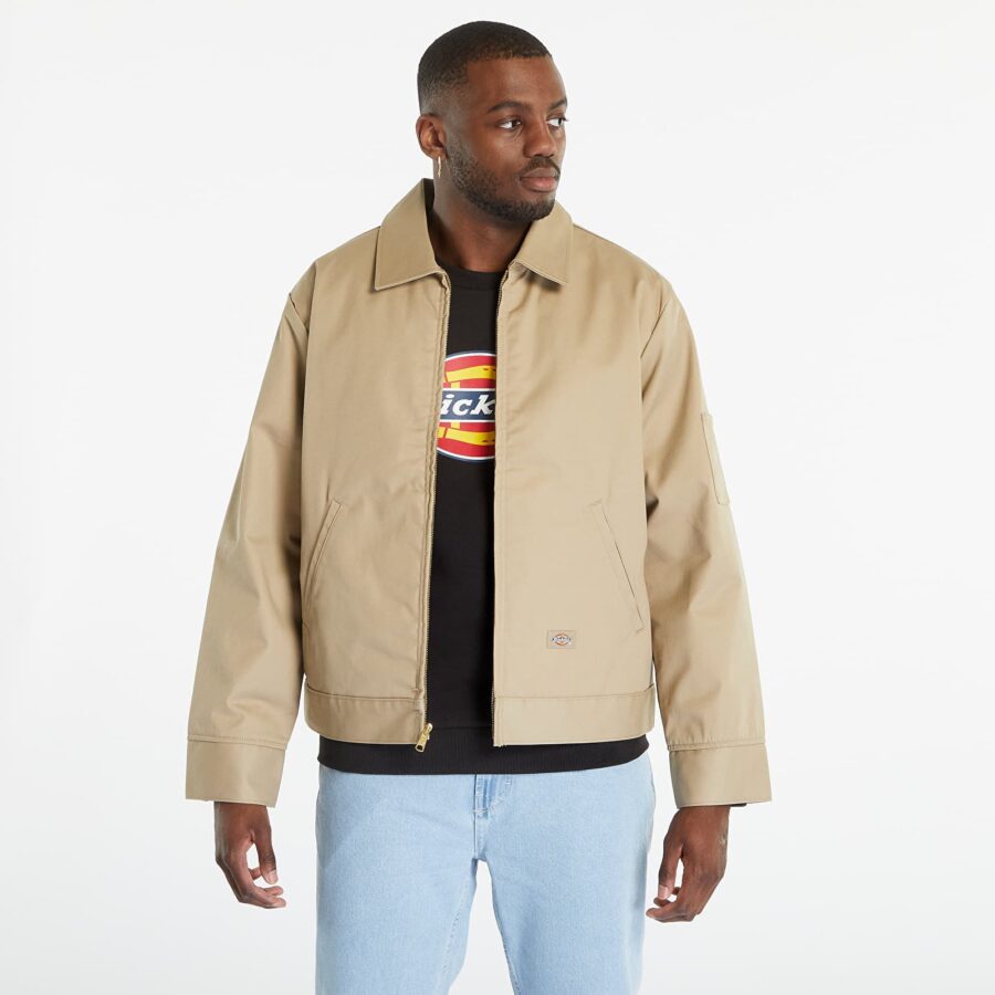 Kabát Dickies Lined Recycled Eisenhower Jacket Khaki L-alacsony-ár