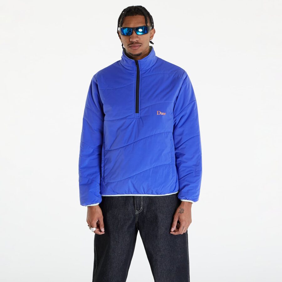 Kabát Dime Trail Half Zip Jacket UNISEX Electric Blue S-alacsony-ár