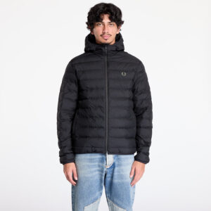 Kabát FRED PERRY Hooded Insulated Jacket Black XL-alacsony-ár