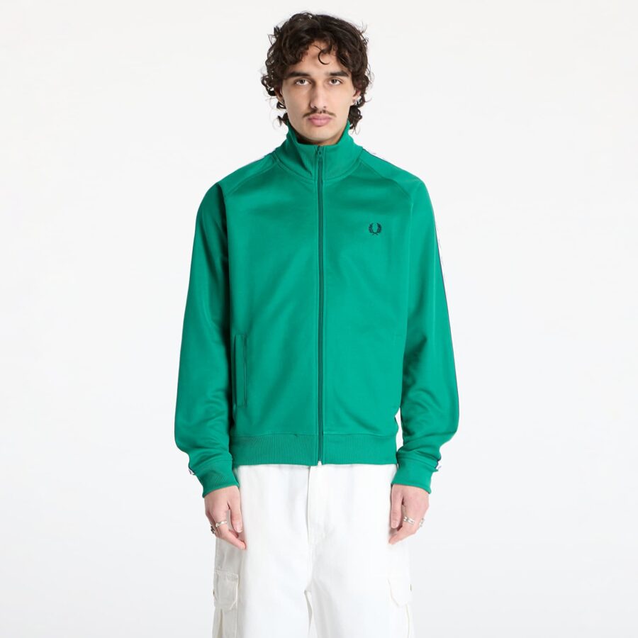 Kabát FRED PERRY Taped Track Jacket Label Green XL-alacsony-ár