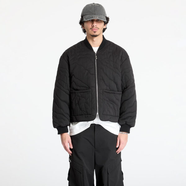 Kabát FTSHP Silver Lining Quilted Jacket UNISEX Black M-alacsony-ár