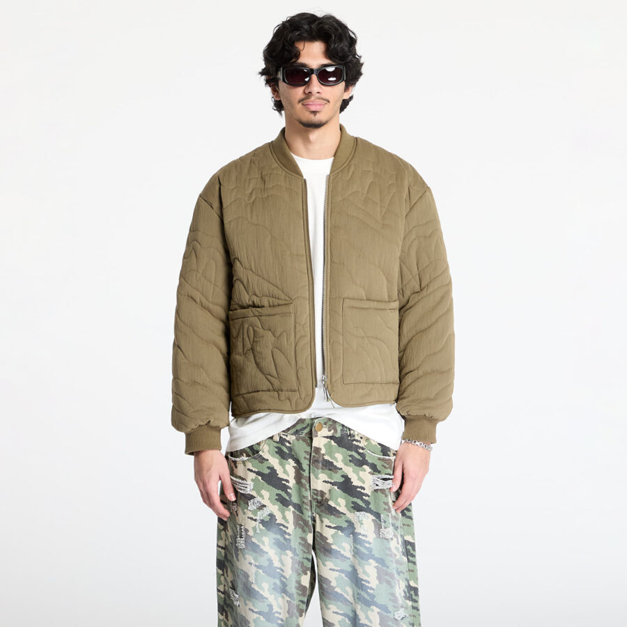 Kabát FTSHP Silver Lining Quilted Jacket UNISEX Olive XL-alacsony-ár