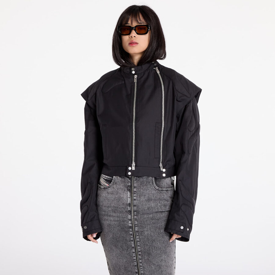 Kabát HELIOT EMIL Molded Biker Jacket Black 42-alacsony-ár