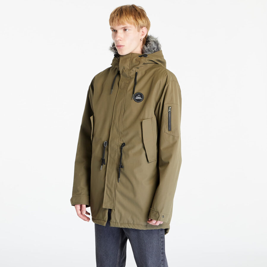 Kabát Horsefeathers Griffen Jacket Dark Olive M-alacsony-ár