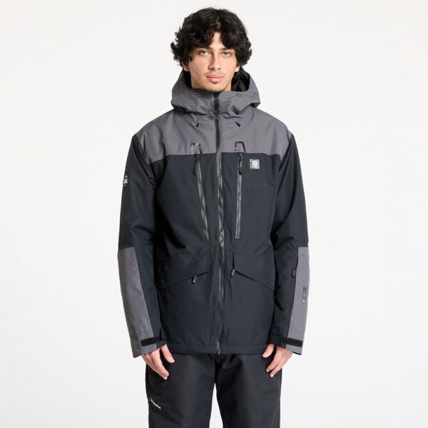 Kabát Horsefeathers Halen II Insulated Jacket Black/ Iron M-alacsony-ár
