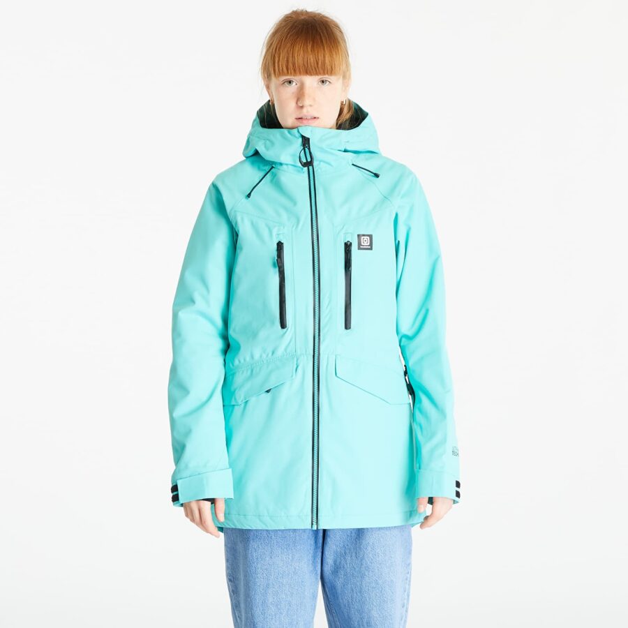 Kabát Horsefeathers Larra II Jacket Turquoise XS-alacsony-ár