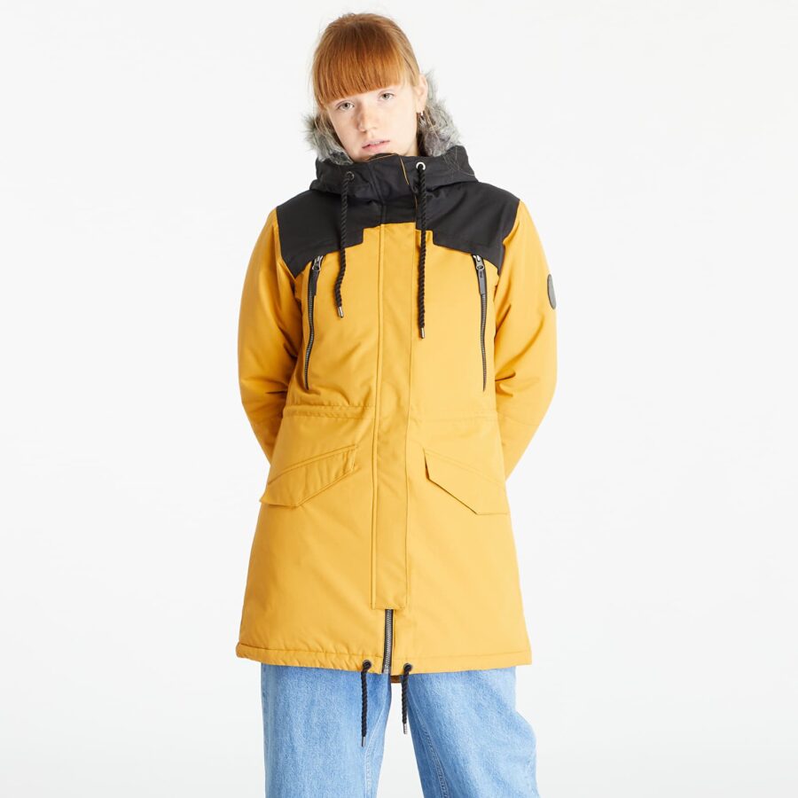 Kabát Horsefeathers Maddy Jacket Spruce Yellow S-alacsony-ár