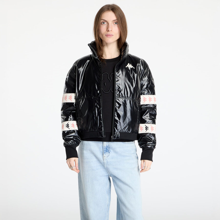 Kabát Kappa Banda Delinao Jacket Black S-alacsony-ár