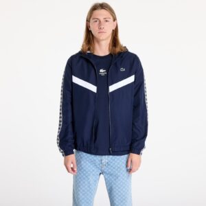 Kabát LACOSTE Tennis Monogram Track Jacket Navy Blue/ White M-alacsony-ár