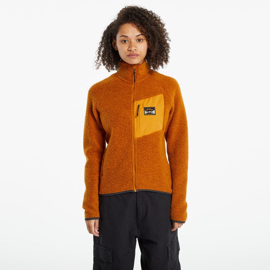 Kabát Lundhags Flok Pile Wool Fleece Jacket Dark Gold XS-alacsony-ár