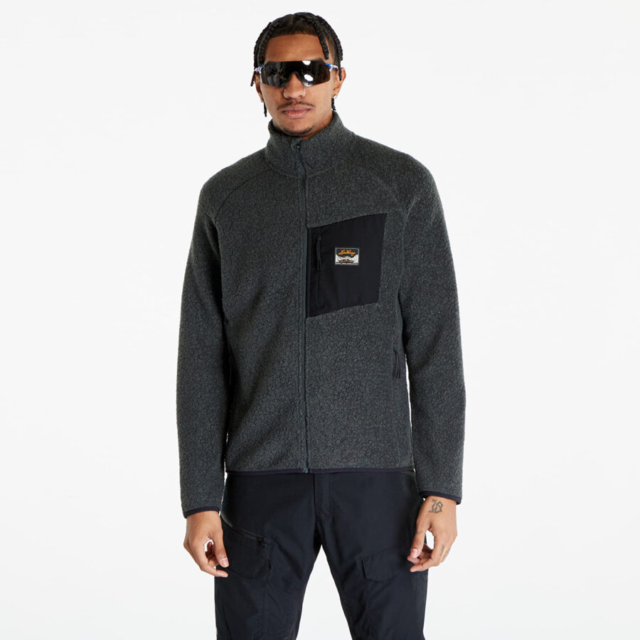 Kabát Lundhags Flok Pile Wool Fleece Jacket Seaweed M-alacsony-ár