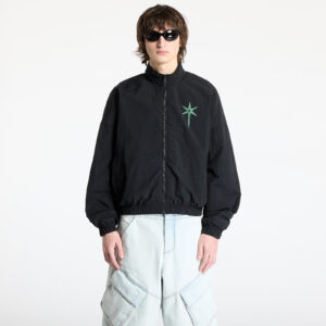 Kabát Marcelo Burlon County Goth Nylon Track Jacket Black S-alacsony-ár