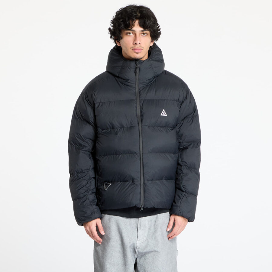 Kabát Nike ACG "Lunar Lake" Puffer Men's Therma-FIT ADV Loose Hooded Jacket Black/ Black/ Summit White XXL-alacsony-ár