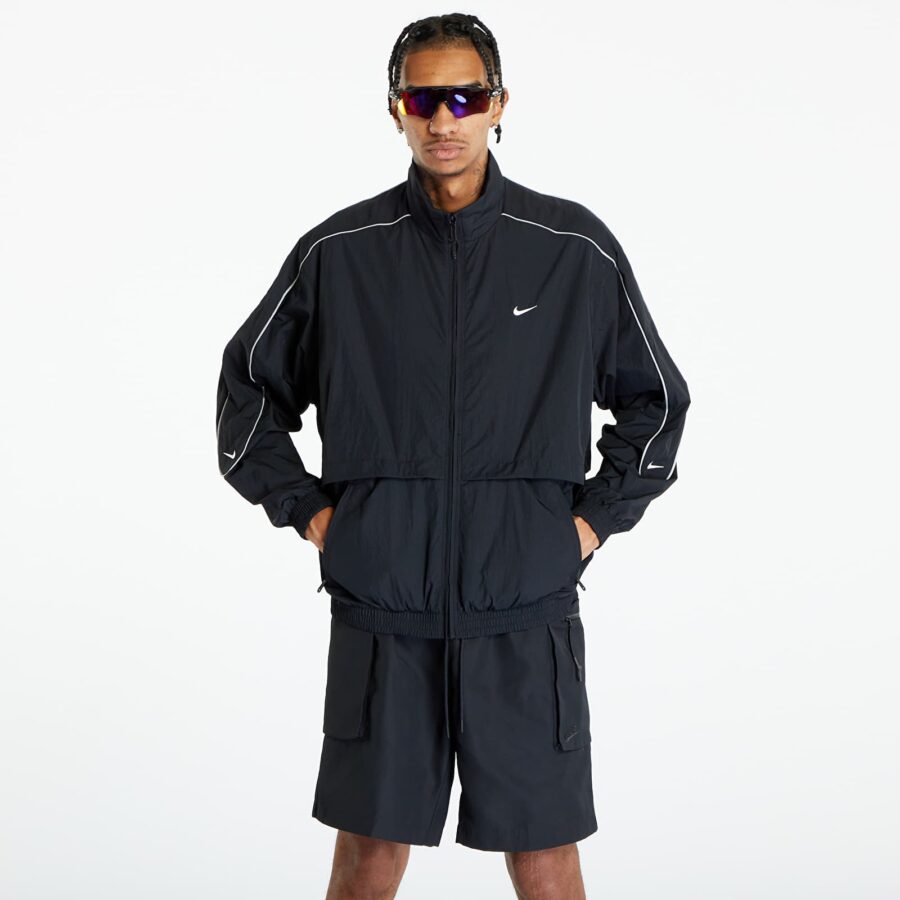 Kabát Nike Solo Swoosh Woven Tracksuit Jacket Black/ White XS-alacsony-ár