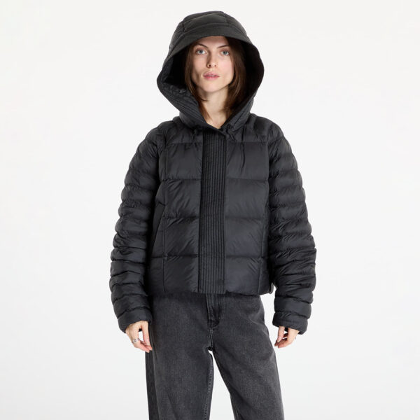 Kabát Nike Sportswear Swoosh Puffer PrimaLoft® Therma-FIT Oversized Hooded Jacket Black/ White XS-alacsony-ár