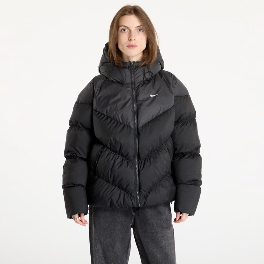 Kabát Nike Sportswear Windpuffer Storm-FIT Loose Puffer Jacket Black/ White L-alacsony-ár
