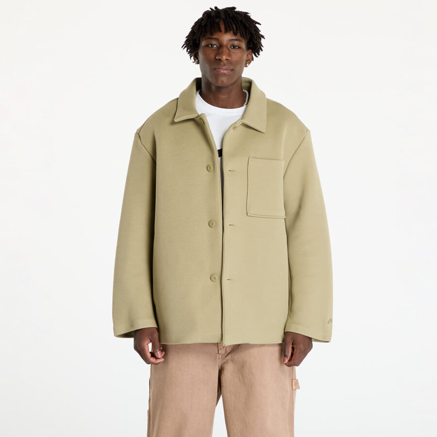 Kabát Nike Tech Fleece Shacket Neutral Olive/ Neutral Olive L-alacsony-ár