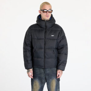 Kabát OBEY Stratus Puffer Black M-alacsony-ár