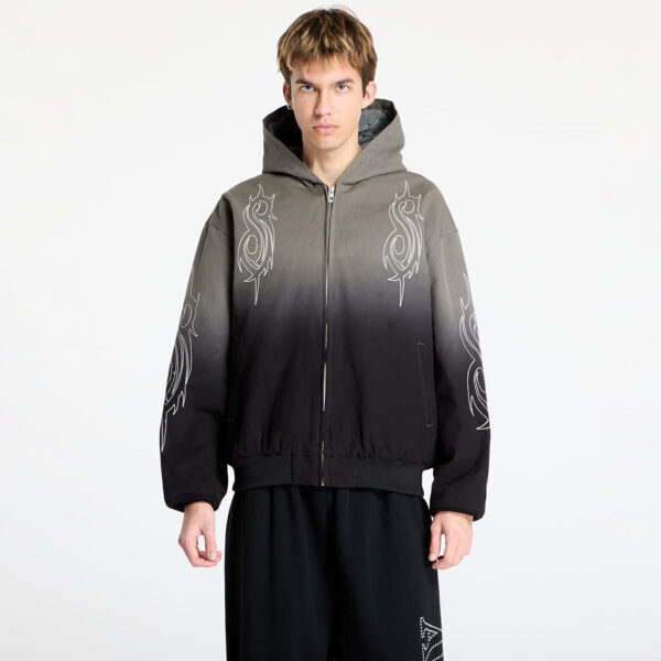 Kabát PLEASURES x Slipknot Star Hooded Jacket Grey M-alacsony-ár