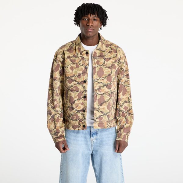 Kabát RIPNDIP Wired Button Up Jacket Tan Camo XL-alacsony-ár